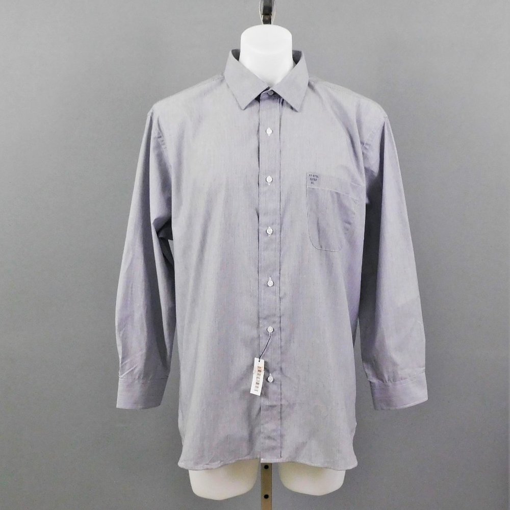 Saddlebred Men Shirt Grayโ New 17-17.5